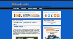 Desktop Screenshot of multasdetrafico.net